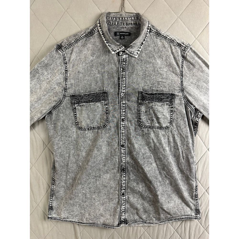 INC International Concepts Button Up‎ Men's Extra Large Long Sleeve
